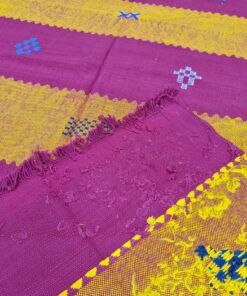 Red And Yellow Moroccan Carpet