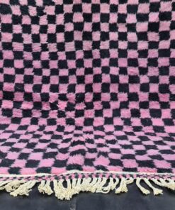 Black and Pink Rug