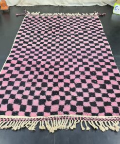 Black and Pink Rug