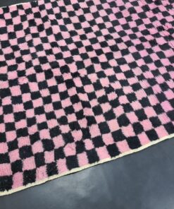 Black and Pink Rug