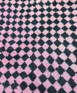Black and Pink Rug