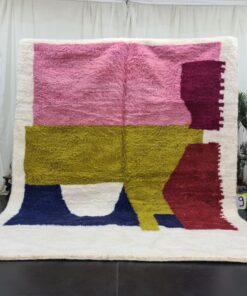 MAVUR - Moroccan Handmade Rug - Abstract Beni Ourain Carpet 8x10