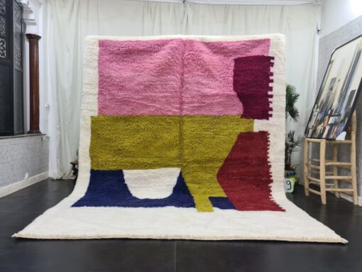 MAVUR - Moroccan Handmade Rug - Abstract Beni Ourain Carpet 8x10