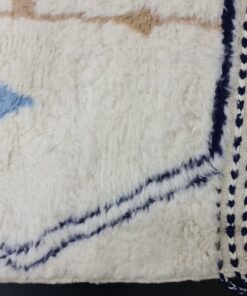 White and Blue Rug