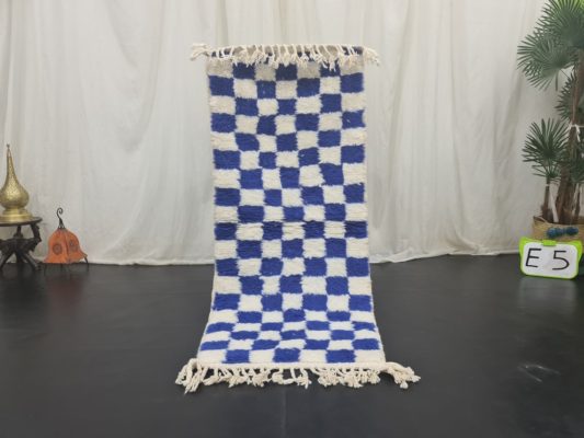 ZULIA - Small Check Rug - Handmade Moroccan Rug