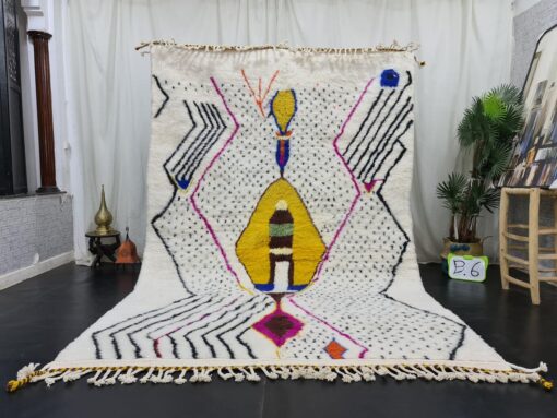 MARTHA - Authentic Berber Rug - Abstract Moroccan Carpet 7x10