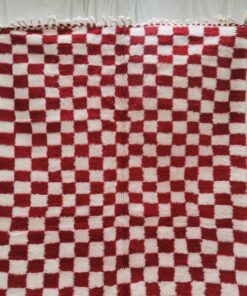 Red and White Rug