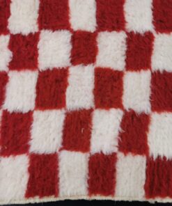 Red and White Rug