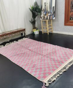 Pink and Gray Rug