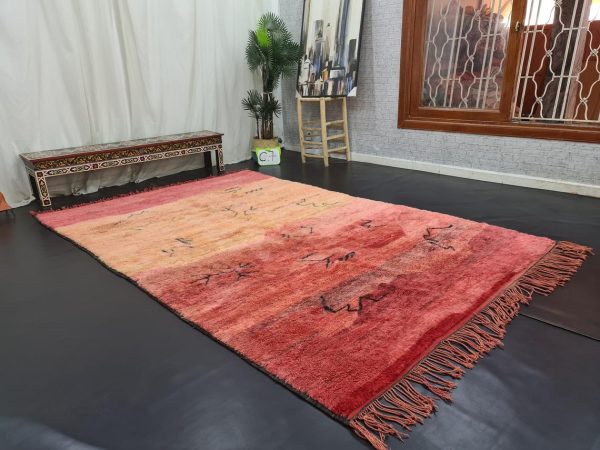 Red And Orange Shades Rug