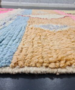 Pink And Orange Wool Rug
