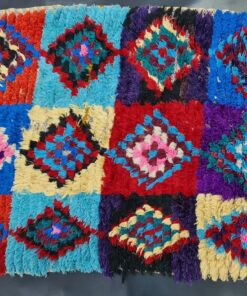 Checkered Colorful Runner Rug