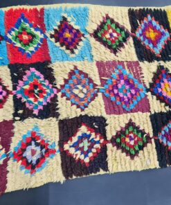 Checkered Colorful Runner Rug