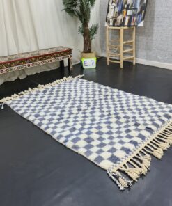 White And Gray Rug