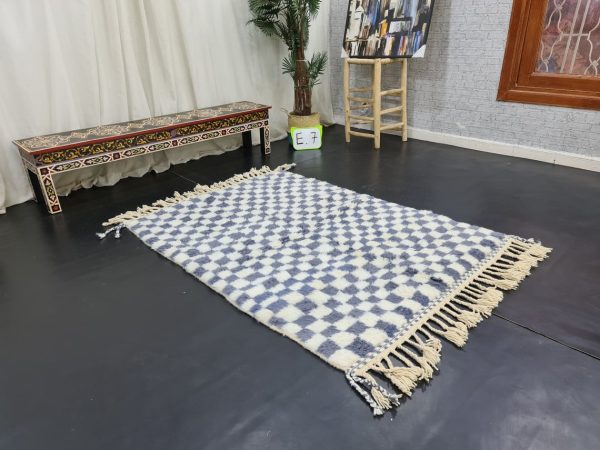 White And Gray Rug