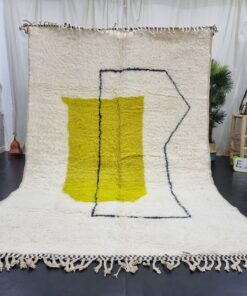 HERA- Abstract Minimalist Rug - Beni Ourain Carpet 7x10