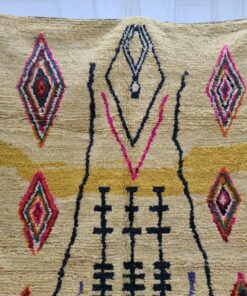 Alternative view of YAPAM- Tribal Wool Rug - Handmade Berber Rug