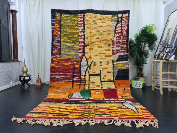 PISHMA - Boujaad Wool Rug - Handmade Berber Rug
