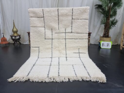 White and Black Rug