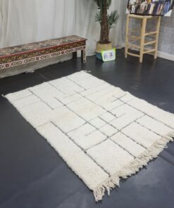 White and Black Rug