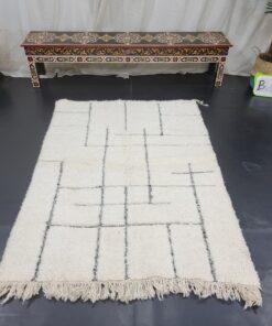 White and Black Rug