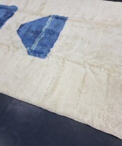 White And Blue Rug