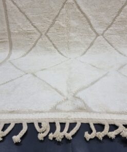 Geometric White Rug