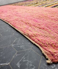 Colorful Wool Rug, Striped Bohemian Carpet.