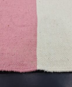 White And Brown Rug-Abstract Carpet