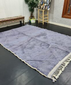 Heather Purple Rug, Sheep Wool Rug