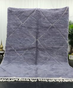 Heather Purple Rug, Sheep Wool Rug