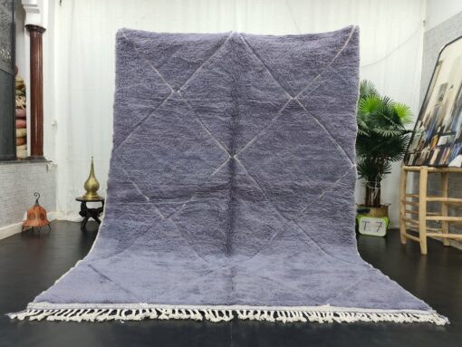 Heather Purple Rug, Sheep Wool Rug