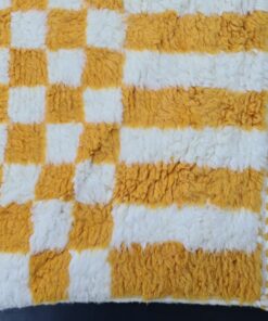 White And Mustard Carpet