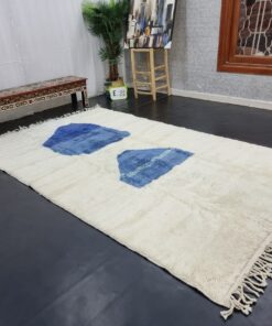 White And Blue Rug