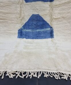 White And Blue Rug