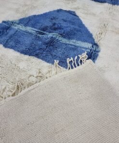 White And Blue Rug