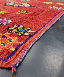 Red Geometric Boujad Rug