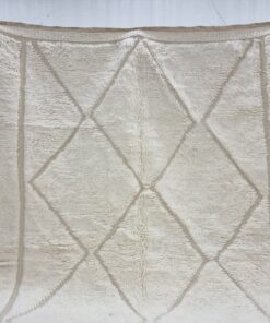 Geometric White Rug