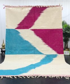 ZINU- Berber Tribal Rug - Zanafi Kilim Rug 7x10