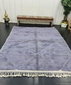 Heather Purple Rug, Sheep Wool Rug