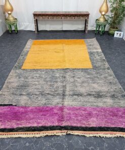 Orange And Gray Carpet