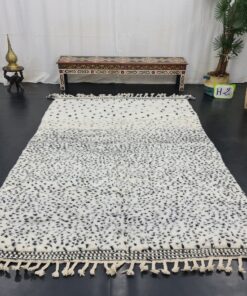 Black & White Dotted Rug