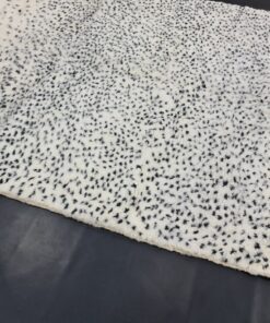 Black & White Dotted Rug