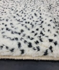 Black & White Dotted Rug