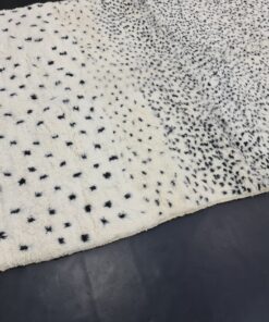 Black & White Dotted Rug