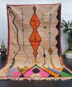 Beige And Orange Carpet