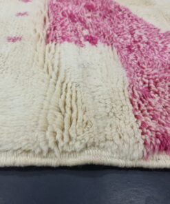 Handmade Moroccan Carpet, Abstract Plush Rug