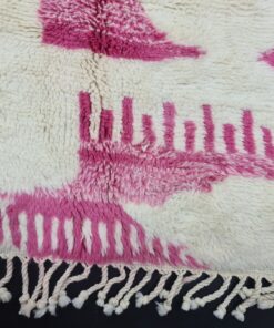 Handmade Moroccan Carpet, Abstract Plush Rug