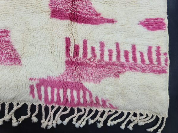 Handmade Moroccan Carpet, Abstract Plush Rug
