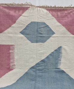 Pale Blue And Pink Carpet